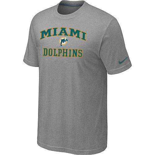 Nike Miami Dolphins Heart & Soul NFL T-Shirt - Grey